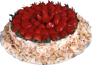 Fresh Strawberry Cake at Holland Flowers Dubai, Send Flowers to Dubai UAE Cakes