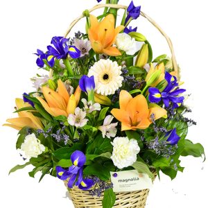 Linda Flowers BA at Holland Flowers Dubai, Send Flowers to Dubai UAE Basket Arrangements