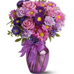 Mesmerising Purple HB at Holland Flowers Dubai, Send Flowers to Dubai UAE Birthday