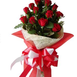 Roses Burst Bouquet LR HAB at Holland Flowers Dubai, Send Flowers to Dubai UAE Flowers