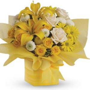 Yellow Delight GW at Holland Flowers Dubai, Send Flowers to Dubai UAE Flowers